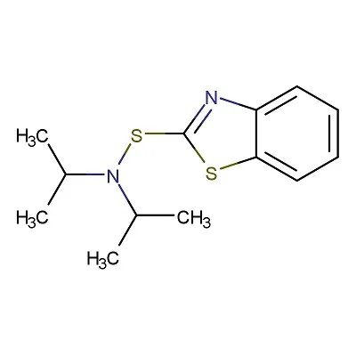 100 KG 95-29-4 N, N-DIISOPROPILBENZOTHIAZOLE-2-SULFENAMIDA Acelerador de caucho DIBS C13H18N2S2